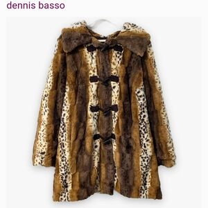 Dennis Basso Faux Fur Coat